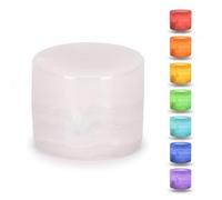 Marble Touch Lamp Night Light,Natural Marble Bedside Lamp | USB Rechargeable Table Lamp, Cylinder Stone Table Lamp for Bedroom, Office, Home Decor, Unique Gift