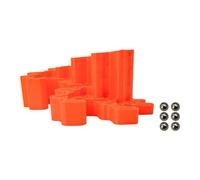 Marble Track Puzzle Toy, Educational Interactive Toy for Kids with 6 Marbles, Group Challenge Game for Memory Training and Spatial Skills, 4.49 x 9.92 inch