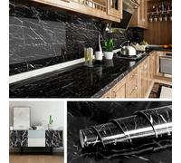 Marble Vinyl Film DIY Self Adhesive Wallpaper Bathroom Kitchen Cupboard Countertops Contact Paper PVC Waterproof Wall Stickers