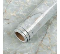 Marble Vinyl Film DIY Self Adhesive Wallpaper Bathroom Kitchen Cupboard Countertops Contact Paper PVC Waterproof Wall Stickers