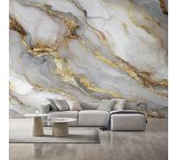 Marble Wallpaper, Metallic Gold Abstract Modern Wall Mural, Wallpaper for Bedroom Living Room, Home Decor, Photo Wall Paper, 200 x 140 cm L&OP146