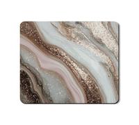 Marble Washer Dryer Top Protector Mat, Elegant Swirl Design Laundry Machine Top Cover, Chic Rubber Anti-slip Waterproof Washer And Dryer Mats for Laundry Room 20x24 Inch