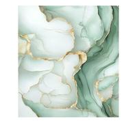Marble White Sage Green Magnetic Dishwasher Cover