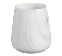 Marble White Toothbrush Holder for Bathroom - Ceramic Tooth Brushing Holders, Toothbrush Cup, Toothpaste Organizer for Bathroom Countertop, Makeup Brush Holder, Pen Holder for Home Desktop Storage