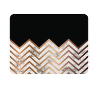 Marble Zig Zag Pattern Blanket Benjamin Tate Design Natural 120cm x 150cm