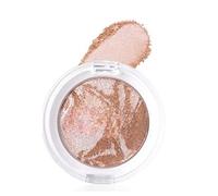 Marbled Baked Powder Blush - Pink Shimmer Blusher & Highlighter Makeup - Creamy Lightweight Natural Finish - Waterproof Long-Lasting Ch low for Mature Skin (05#)