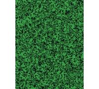 Marbled Composition Notebook: College Ruled, US Letter (8.5”x11”), 60 Sheets, Paperback, Green