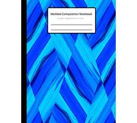 Marbled Composition Notebooks College Ruled: Blue Marble Lined Paper Notebook Journal for School and Homeschooling (School Supplies) 8.5 x 11