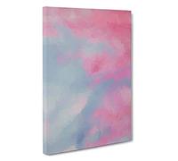 Marbled Devotion in Abstract Canvas Print for Living Room Bedroom Home Office Décor, Wall Art Picture Ready to Hang, 30 x 20 Inch (76 x 50 cm)