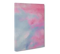 Marbled Devotion In Abstract Modern Canvas Wall Art Print Ready to Hang, Framed Picture for Living Room Bedroom Home Office Décor, 24x16 Inch (60x40 cm)