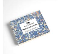Marbled Paper Design: Letter Writing Set (Geen)