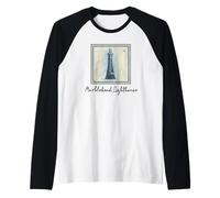 Marblehead Lighthouse Ohio Natucal Maritime Historic Naval Raglan Baseball Tee