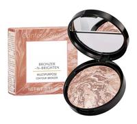 Marbleized Foundation Powder Palette Baked Foundation For Mature Skin, Countouring Makeup Palette Setting Pressed Powder For Countouring And Color Correcting 9g