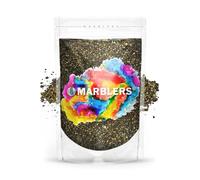 MARBLERS Black Mica Powder [Black Gold Pearl] 3oz (85g) | Cosmetic Grade | Epoxy Resin Pigment | Dye | Non-Toxic, Vegan, Cruelty-Free | Lip Gloss, Nails, Body Butter | Bath Bomb, Candle & Soap Making