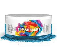 MARBLERS Blue Mica Powder [Cobalt Blue] 1oz (28g) | Cosmetic Grade | Epoxy Resin Pigment | Dye | Non-Toxic, Vegan, Cruelty-Free | Lip Gloss, Nails, Body Butter | Bath Bomb, Candle & Soap Making