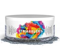MARBLERS Blue Mica Powder [Magic Lake Pearl] 1oz (28g) | Cosmetic Grade | Epoxy Resin Pigment | Dye | Non-Toxic, Vegan, Cruelty-Free | Lip Gloss, Nails, Body Butter, Bath Bomb, Candle & Soap Making