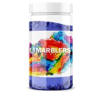 MARBLERS Blue Mica Powder [Noble Blue] 1lb (454g) | Cosmetic Grade | Epoxy Resin Pigment, Dye | Non-Toxic, Vegan, Cruelty-Free | Lip Gloss, Nails, Body Butter, Bath Bomb, Candle & Soap Making