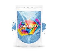 MARBLERS Blue Mica Powder [Sky Blue Pearl] 3oz (85g) | Cosmetic Grade | Epoxy Resin Pigment | Dye | Non-Toxic, Vegan, Cruelty-Free | Lip Gloss, Nails, Body Butter | Bath Bomb, Candle & Soap Making
