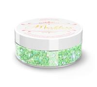 MARBLERS Cosmetic Grade Chunky Glitter [Mermaid Green] 0.18oz (5g) | Flake | Shape | Non-Toxic | Vegan | Cruelty-Free | Eyeshadow, Nail Polish, Nail Art | Festival, Rave & Party Makeup | Body & Face