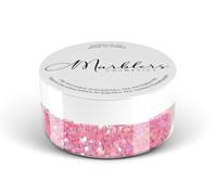 MARBLERS Cosmetic Grade Chunky Glitter [Mermaid Pink] 0.18oz (5g) | Flake | Shape | Non-Toxic | Vegan | Cruelty-Free | Eyeshadow, Nail Polish, Nail Art | Festival, Rave & Party Makeup | Body & Face