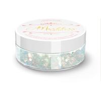 MARBLERS Cosmetic Grade Chunky Glitter [Rainbow Blue Gold] 0.18oz (5g) | Flake | Shape | Non-Toxic, Vegan, Cruelty-Free | Eyeshadow, Nail Polish, Nail Art | Festival, Rave, Party Makeup | Body & Face