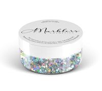 MARBLERS Cosmetic Grade Chunky Shape Glitter [Star] 0.11oz (3g) | Flake | Non-Toxic | Vegan | Cruelty-Free | Eyeshadow, Nail Polish, Nail Art | Festival, Rave & Party Makeup | Body & Face