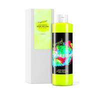 MARBLERS Fluorescent Liquid Colourant 11oz (310g) [Stun Yellow] | Neon | Water-Based | Super-Concentrate | Dye, Tint, Pigment | Odorless | Non-Toxic | Great for Concrete, Cement, Mortar, Grout, Gypsum