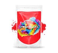 MARBLERS Fluorescent Mica Powder [Neon Coral] 3oz (85g) | Matte Pigment | Dye | Non-Toxic | Vegan | Cruelty-Free | Nail Polish, Nail Art, Soap, Slime, Candle, Resin, Epoxy, Acrylic Paint