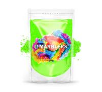 MARBLERS Fluorescent Mica Powder [Neon Lime] 3oz (85g) | Matte Pigment | Dye | Non-Toxic | Vegan | Cruelty-Free | Nail Polish, Nail Art, Soap, Slime, Candle, Resin, Epoxy, Acrylic Paint