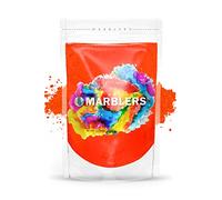 MARBLERS Fluorescent Mica Powder [Neon Orange] 3oz (85g) | Matte Pigment | Dye | Non-Toxic | Vegan | Cruelty-Free | Nail Polish, Nail Art, Soap, Slime, Candle, Resin, Epoxy, Acrylic Paint