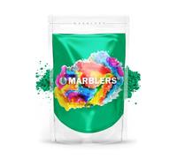 MARBLERS Fluorescent Mica Powder [Neon Retro Green] 3oz (85g) | Matte Pigment | Dye | Non-Toxic | Vegan | Cruelty-Free | Nail Polish, Nail Art, Soap, Slime, Candle, Resin, Epoxy, Acrylic Paint
