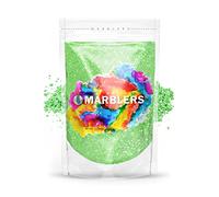 MARBLERS Green Mica Powder [Lime Pearl] 3oz (85g) | Cosmetic Grade | Epoxy Resin Pigment | Dye | Non-Toxic, Vegan, Cruelty-Free | Lip Gloss, Nails, Body Butter | Bath Bomb, Candle & Soap Making