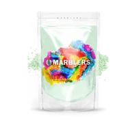 MARBLERS Green Mica Powder [Mint] 3oz (85g) | Cosmetic Grade | Epoxy Resin Pigment | Dye | Non-Toxic, Vegan, Cruelty-Free | Lip Gloss, Nails, Body Butter | Bath Bomb, Candle & Soap Making