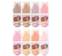 MARBLERS Lip Safe Mica Powder Colourant Set [Nudie 8 Colour Set] |Cosmetic | Epoxy resin Pigment | Dye | Non-Toxic, Vegan, Cruelty-Free | Lip Gloss, Nails, Body Butter, Bath Bomb, Candle & Soap Making