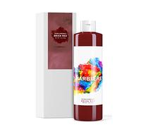 MARBLERS Liquid Colourant 11oz (310g) [Brick Red] | Water-Based | Dye, Tint, Pigment | Odourless | Non-Toxic | for Concrete, Cement, Mortar, Grout, Gypsum, Water-Based Paint, Jesmonite, Plaster