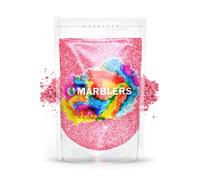 MARBLERS Pink Mica Powder [Ballerina Pink Pearl] 3oz (85g) | Cosmetic Grade | Resin Pigment | Dye | Non-Toxic, Vegan, Cruelty-Free | Lip Gloss, Nails, Body Butter | Bath Bomb, Candle & Soap Making