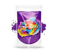 MARBLERS Purple Mica Powder [Flash Berry Pearl] 3oz (85g) | Cosmetic | Epoxy Resin Pigment | Dye | Non-Toxic, Vegan, Cruelty-Free | Lip Gloss, Nails, Body Butter | Bath Bomb, Candle & Soap Making