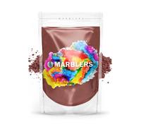 MARBLERS Red Mica Powder [Mahogany] 3oz (85g) | Cosmetic Grade | Epoxy Resin Pigment | Dye | Non-Toxic, Vegan, Cruelty-Free | Lip Gloss, Nails, Body Butter | Bath Bomb, Candle & Soap Making