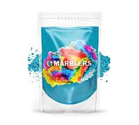 MARBLERS Teal Mica Powder [Turquoise] 3oz (85g) | Cosmetic Grade | Epoxy Resin Pigment | Dye | Non-Toxic, Vegan, Cruelty-Free | Lip Gloss, Nails, Body Butter | Bath Bomb, Candle & Soap Making