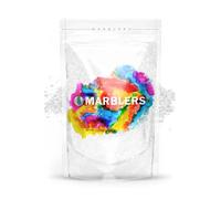 MARBLERS White Mica Powder [Luna Pearl] 3oz (85g) | Cosmetic Grade | Epoxy Resin Pigment | Dye | Non-Toxic, Vegan, Cruelty-Free | Lip Gloss, Nails, Body Butter | Bath Bomb, Candle & Soap Making