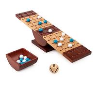 Marbles MAR FGM Rock Me Archimedes UPCX GBL, 6044798 Multicoloured | A Balancing Marble Game, Boosts STEM Learning & Focus, Race to Get 4 Marbles to the End of the Board, 2 Players, Ages 8+