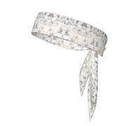 Marbling Texture Print Tie Sweatband Headband Men, Ninja Headbands, Sports Head Tie, Mens Athletic Headband Hair
