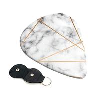 Marbling Texture Printed Guitar pick Guitar Plectrums for Acoustic Guitar Electric Guitar Bass Guitar - Guitar Accessories - 6 Pack 0.71mm