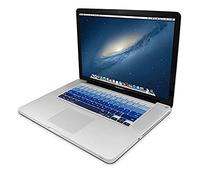 MarBlue MLAPKB1WT-UK | Silicone Keyboard Protector | Accessory For English Keyboard | UK Version | Compatible With Apple MacBook Air/Pro/Retina From 13 '' To 15 '' | Blue