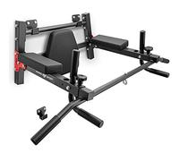 Marbo Sport Pull-Up Bar, Wall Mount, Adjustable, Alloy Steel, Black (150 kg)