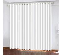 MARBRE 3D Eiffel Tower Blackout Curtains Polyester Fabric 2 Panels 132x214cm Thermal Insulated Room Darkening Eyelet Curtain Art Architecture Window Drapes for Home Decoration(Image 48-11)