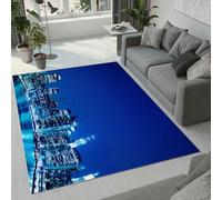 MARBRE New York Rug Living Room Bedroom Runner 3D City Rugs Washable Anti-Slip Super Soft Short Pile Rug 80x150cm Fluffy No Shedding Indoor Outdoor Carpets Mat(Image 5-12)