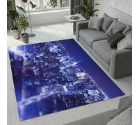 MARBRE New York Rug Living Room Bedroom Runner 3D City Rugs Washable Anti-Slip Super Soft Short Pile Rug 100x200cm Fluffy No Shedding Indoor Outdoor Carpets Mat(Image 9-16)