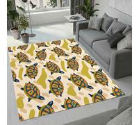 MARBRE Turtle Rug Living Room Bedroom Runner 3D Cartoons Animals Rugs Washable Anti-Slip Super Soft Short Pile Rug 60x110cm Fluffy No Shedding Indoor Outdoor Carpets Mat(Image6-1)