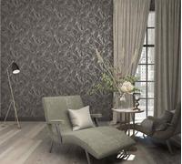 Marburg non-woven wallpaper 34257 lines concrete look black gold (3,99£/1qm)
